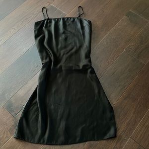 Lou & Grey black slip dress